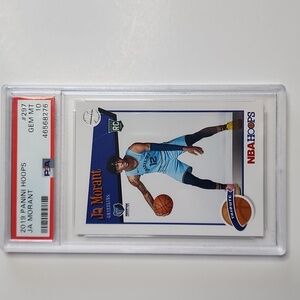 Ja Morant ~ 2019 Panini Hoops ~ Rookie ~ PSA 10